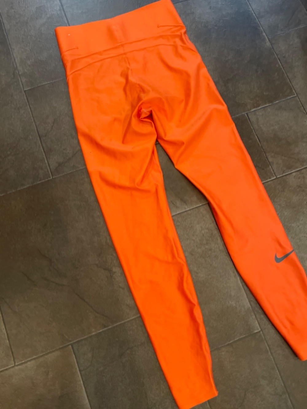 Nike Revolve City Ready 7/8 Tight in Electro Orange Running Leggings Size XS - Picture 8 of 11